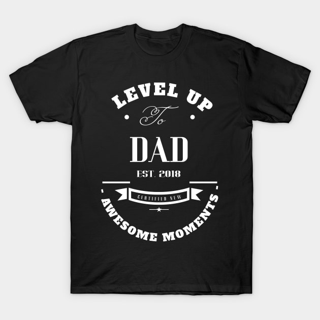 Level up to Dad T-Shirt by islander